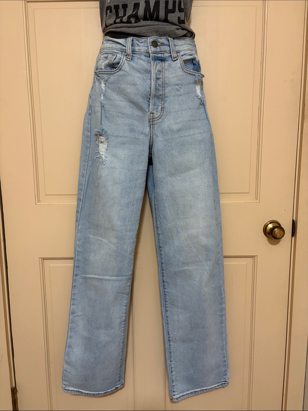 Windsor Light Blue High-Rise Wide Leg Jeans